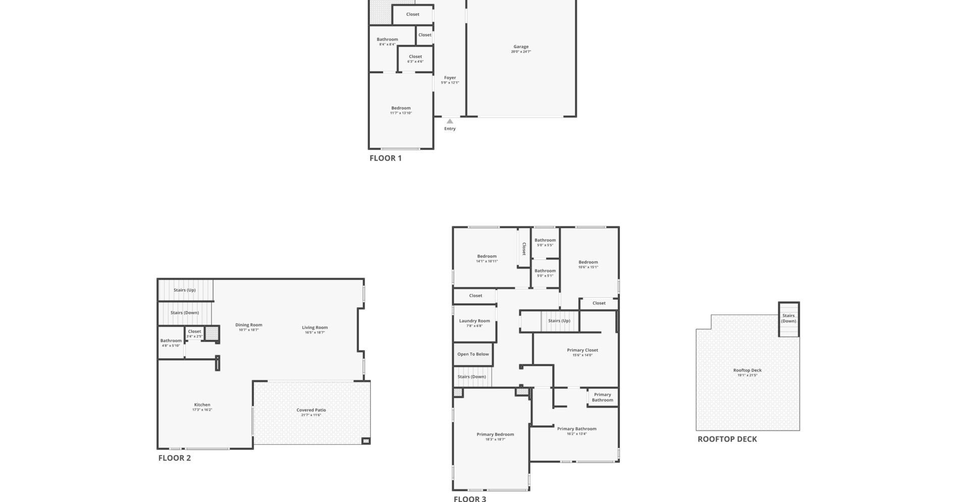 Academy Combined Floor Plans